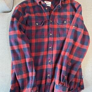 Fjallraven Skog Shirt - Red and Blue